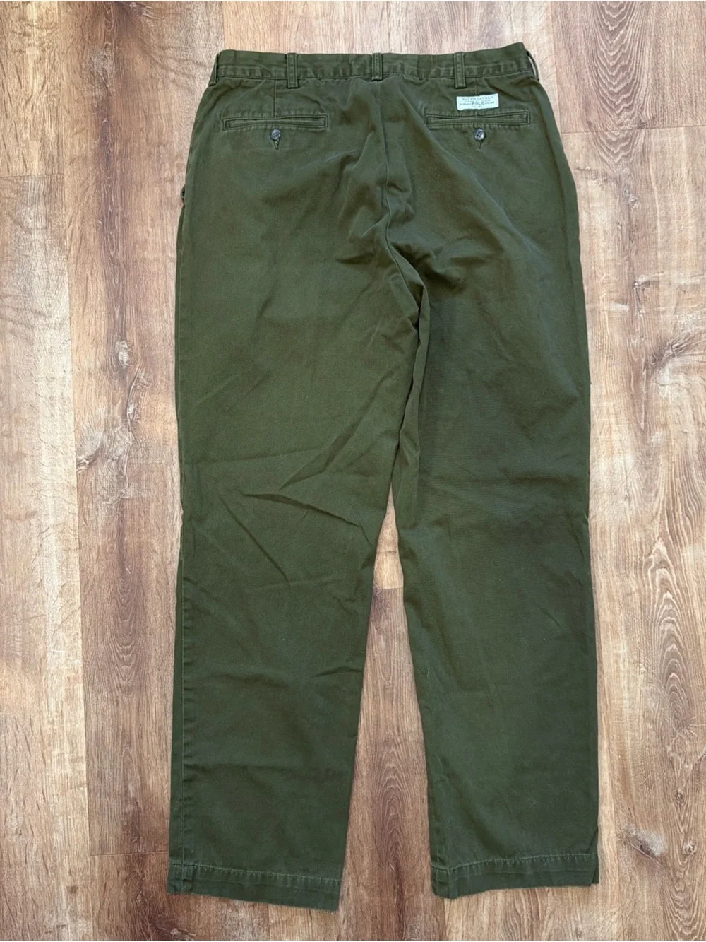 Polo Ralph Lauren Prospect Pant Mens 35x32 Olive Green Classic Chino Straight